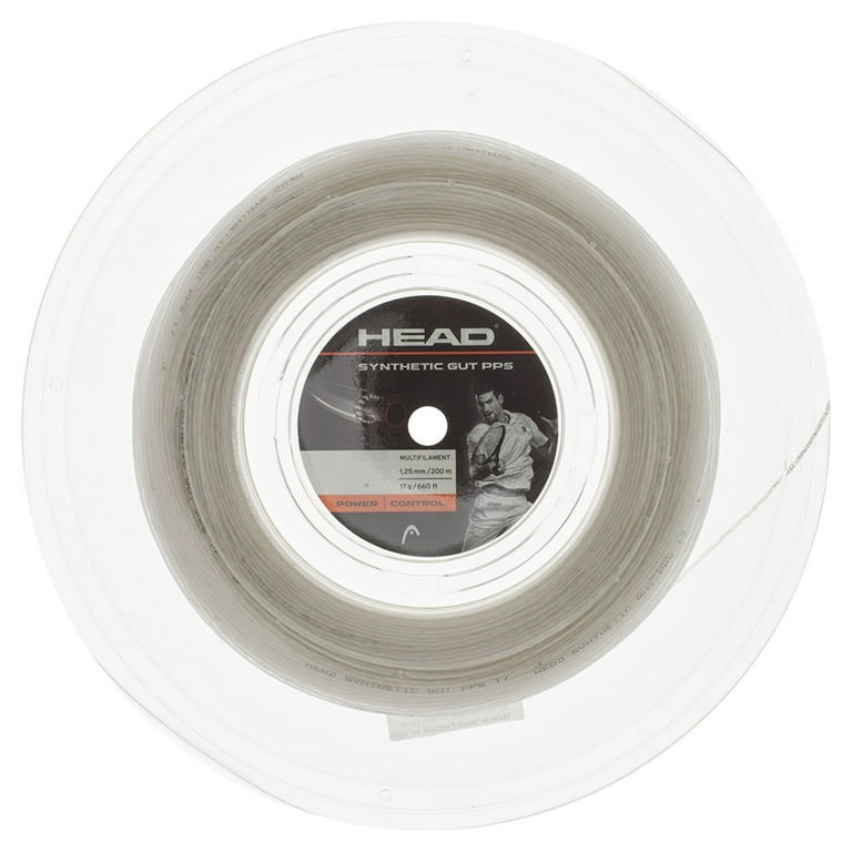 Head Synthetic Gut PPS 17G Tennis String Reel White ( ) 
