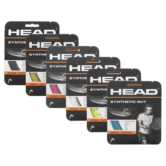 HEAD Synthetic Gut Tennis String (Yellow, 16 Gauge)