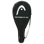 HEAD Tennis Racquet Cover Bag - Lightweight Padded Racket Carrying Bag w/ Adjustable Shoulder Strap,Black / White, 1 Racket