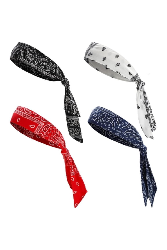 Head Tie Hair Back Band Sports Headband Men Women Ninja Bandana Wrap Sweatband