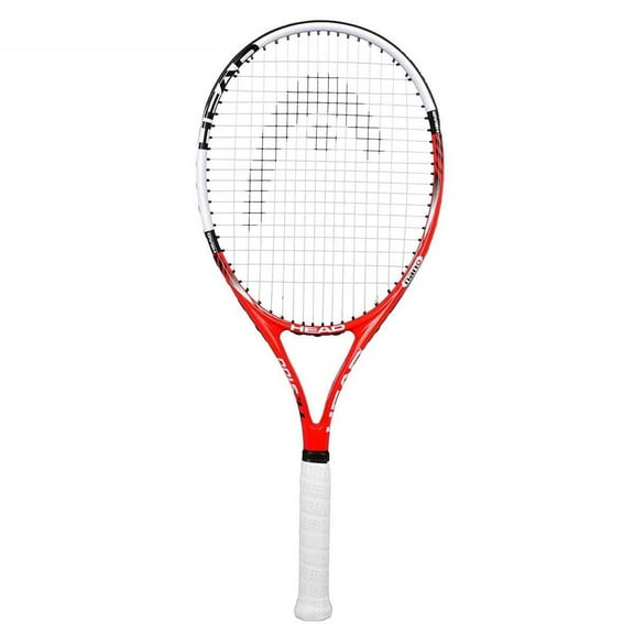 Head Titanium 3100 Strung Graphite-Titanium-Lined Tennis Racquet | Red & White | String Pattern-18/19 | Grip Size - 43/8 Inches