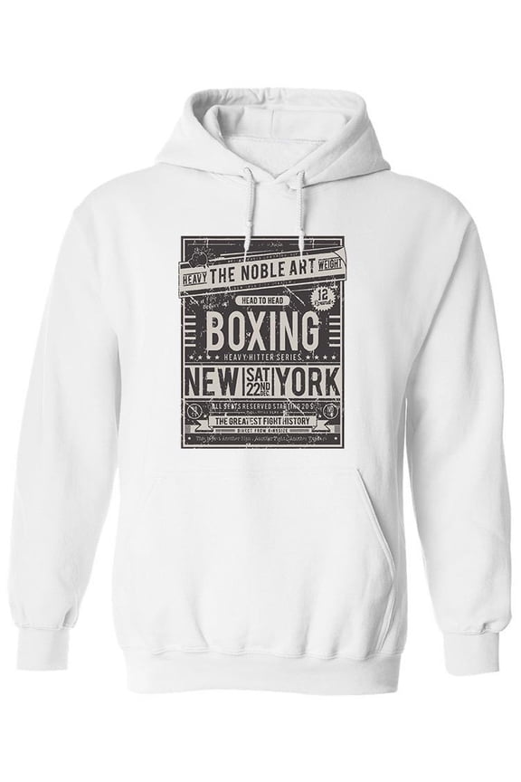 Head To Head Boxing Hoodie Men -Image by Shutterstock, Male Small