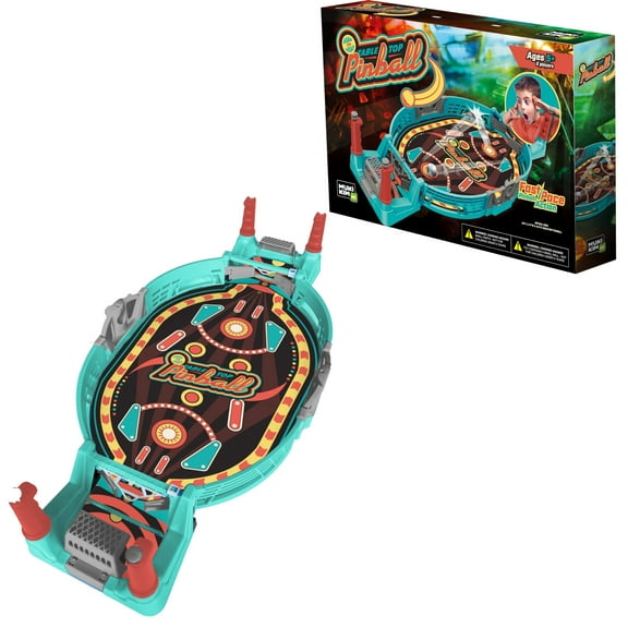 Head-To-Head Table Top Pinball - Classic Battery-Free Arcade TableTop Game. Exciting 2-Player Family Board Game Featuring Fast-Paced Action, Educational Gameplay & Interactive Fun For Kids & Family