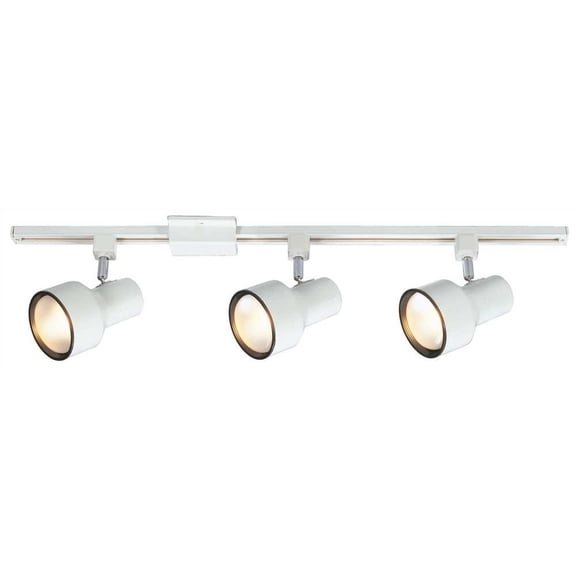 National Brand Alternative 671907 Head Track Light Kits with 3 Heads, White