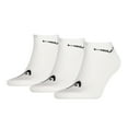thumbnail image 1 of Head Unisex Sneaker Socks, Pack Of 3 - Soft Cotton Mix, Unicoloured White 35-38 (Uk 2.5-5), 1 of 1