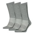 thumbnail image 1 of Head Unisex Socks - 3-Pack, Sports Socks, Mesh Insert, Solid Colour Grey 39-42 (Uk 6-8), 1 of 1