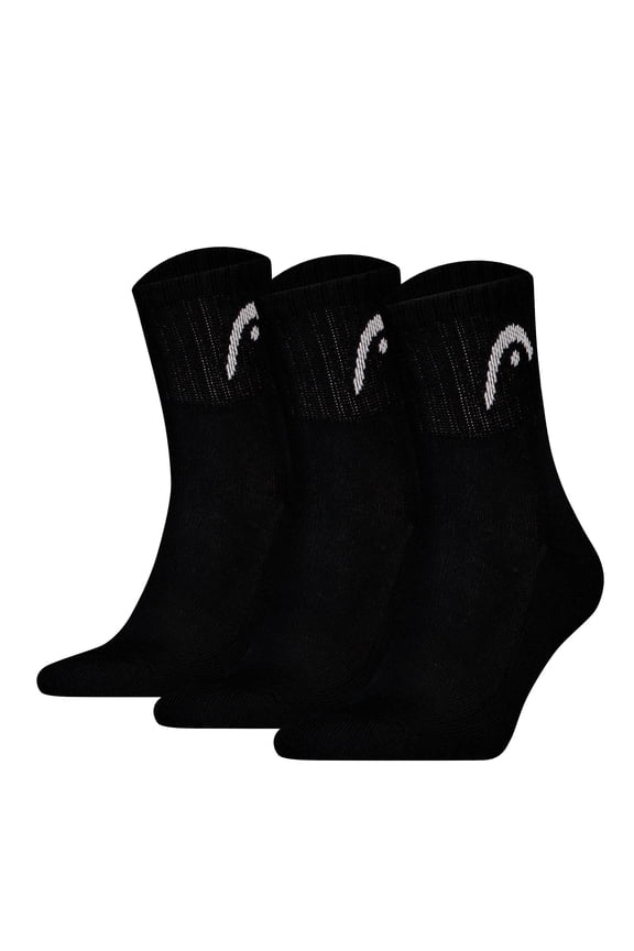 Unisex Socks Cotton Black 9-11,5