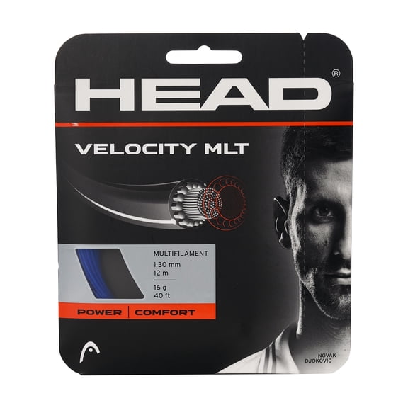 HEAD Velocity MLT Tennis String (Set) (Blue, 16)
