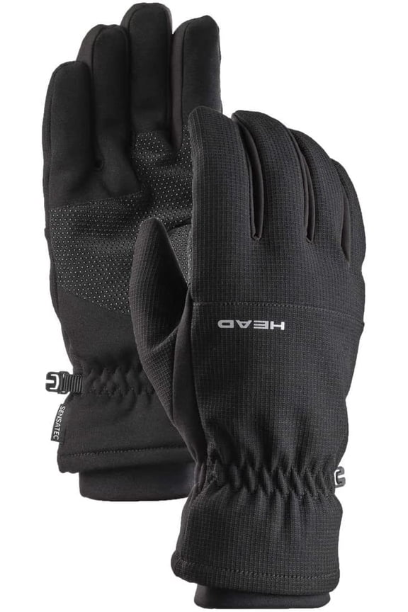 Waterproof Hybrid Gloves Medium Black 1 Count