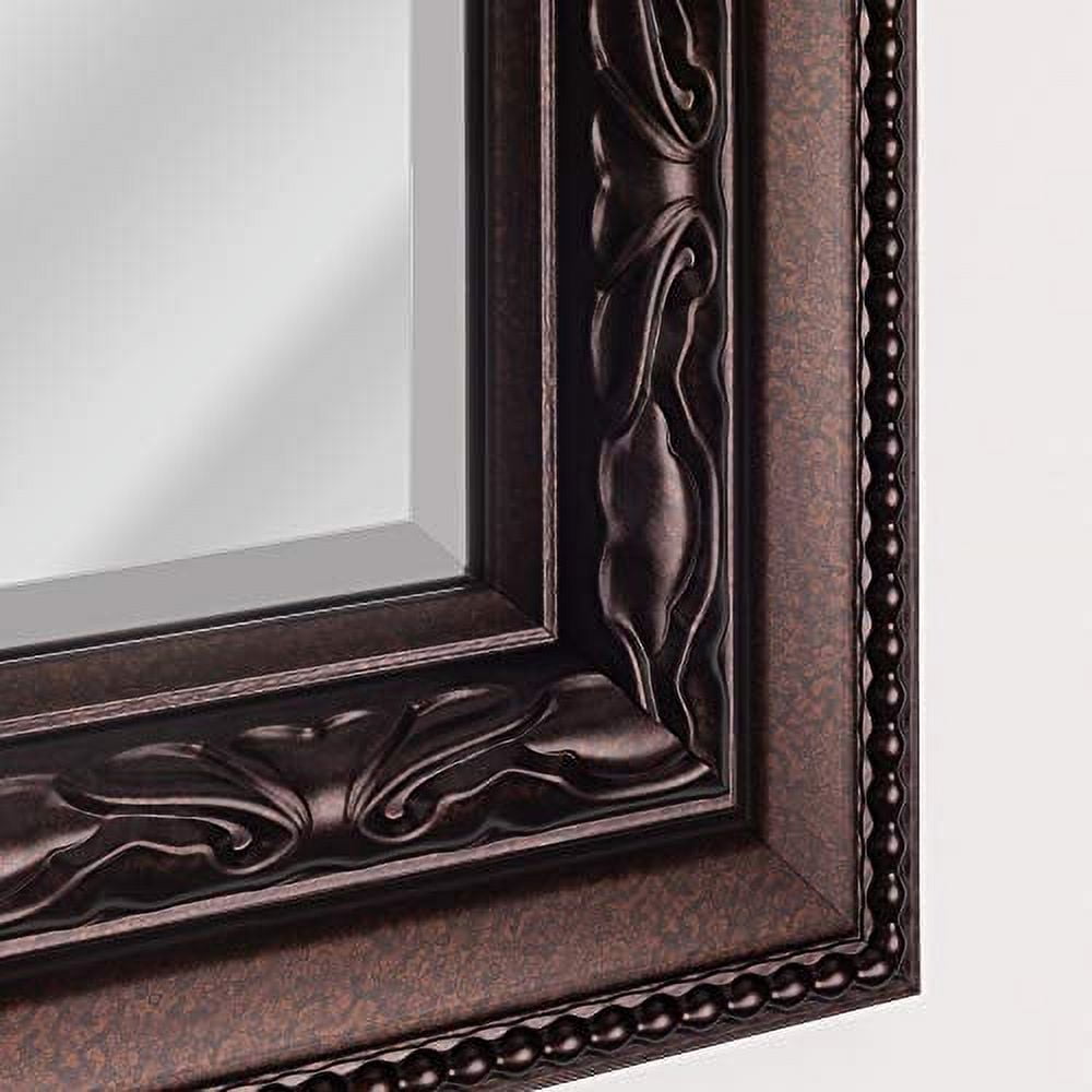 Head West Addyson Rich Embosed Framed Wall Mirror, Vanity Mirror