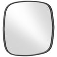 thumbnail image 1 of Head West Black Painted Metal Squircle (Square/Circle) Wall Accent Mirror - 23.25" H x 23.25" L X 1.5" D, 1 of 6