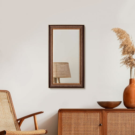 Head West Bronze & Copper Oil-Rubbed Framed Wall Mirror - 16" x 27.5"