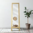 thumbnail image 1 of Head West Gold Full Size Free Standing Easel Dressing Mirror - 18" x 64", 1 of 8