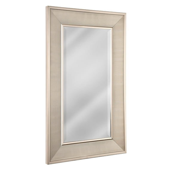 Head West Pave Brushed Nickel Stylish Bathroom and Wall Mirror - 19" x 31"
