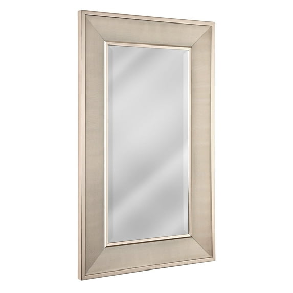 Head West Pave Brushed Nickel Stylish Bathroom and Wall Mirror - 19" x 31"