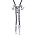 thumbnail image 1 of Head Western Bolo Tie Necktie Cowboy Retro Style Rodeo Pendant Necklace, 1 of 1