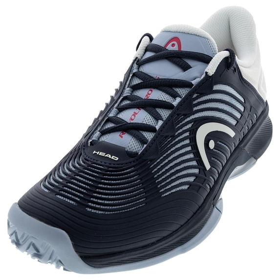 Head Women`s Revolt Pro 4.5 Tennis Shoes Dark Blue and Light Blue ( 8 )