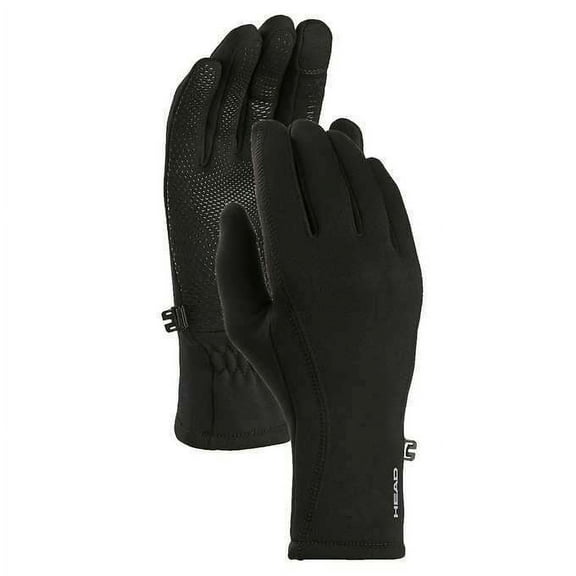 Head Womens Touchscreen Running Gloves Large in Black