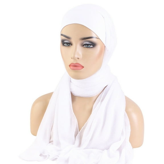 Head Wrap Headwear African Women Hijab Muslims Soft Breathable Turban