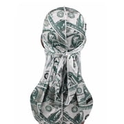 Head Wraps Cycling Skull Cap Motorcycle Hip Hop Gothic Flag Printed Pirate Hat Bandanas with Long Ta