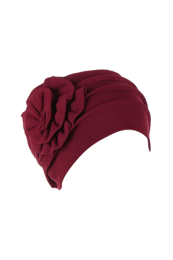 Head Wraps for Women, Audhol Ethnic Bohemian Floral Hair Cover Wrap Turban Headwear Turban Cap for Women Cancer Head Hat Cap Head Wraps for Black Women A One Size