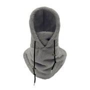 Fimkaul Head Wraps for Women Beanie Hat Hood Ski Cold Weather Windproof Adjustable Warm Hood Cover Scarf Mens Winter Caps