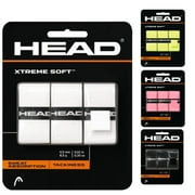 Head Xtreme Soft Racquet Overgrip Tennis Racket Grip Tape 3 Pack Black, White, Pack US
