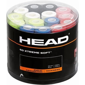 HEAD Extreme Soft Racquet Overgrip 60 Pack - Assorted Jar of Tennis Racket Grip Tape
