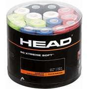 HEAD Extreme Soft Racquet Overgrip 60 Pack - Assorted Jar of Tennis Racket Grip Tape