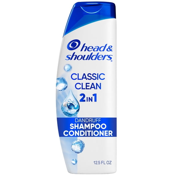 Head and Shoulders 2 in 1 Dandruff Shampoo and Conditioner, Classic Clean, 12.5 fl oz