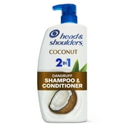 Head and Shoulders 2 in 1 Dandruff Shampoo and Conditioner, Coconut, 28.2 fl oz