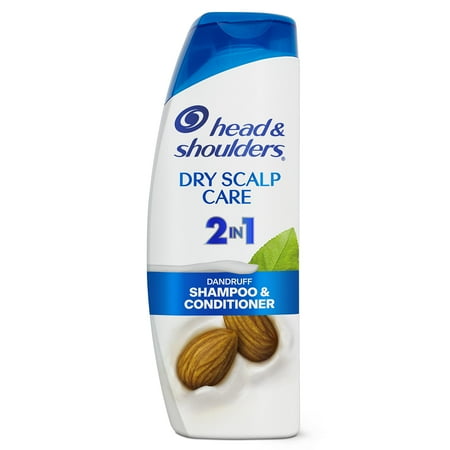 Head and Shoulders 2 in 1 Dandruff Shampoo and Conditioner Dry Scalp Care (Pack of 2)