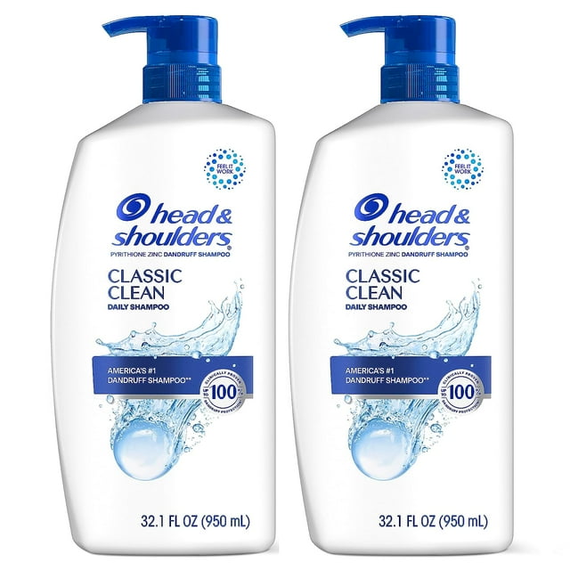Head and Shoulders AntiDandruff Shampoo, Classic Clean, Paraben Free