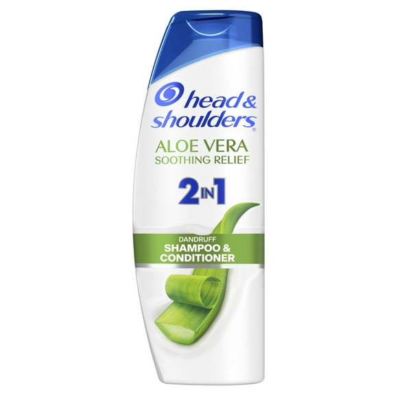Head and Shoulders Dandruff Shampoo, Aloe Vera for Soothing Scalp Relief, Paraben Free, 12.5 oz
