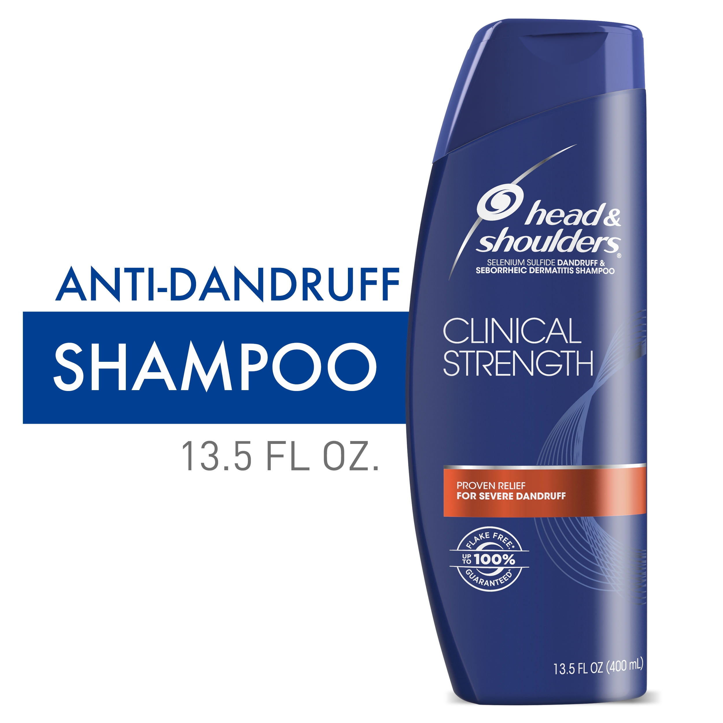 komprimeret Mob sandsynlighed Head and Shoulders Dandruff Shampoo, Clinical Strength, 13.5 oz -  Walmart.com