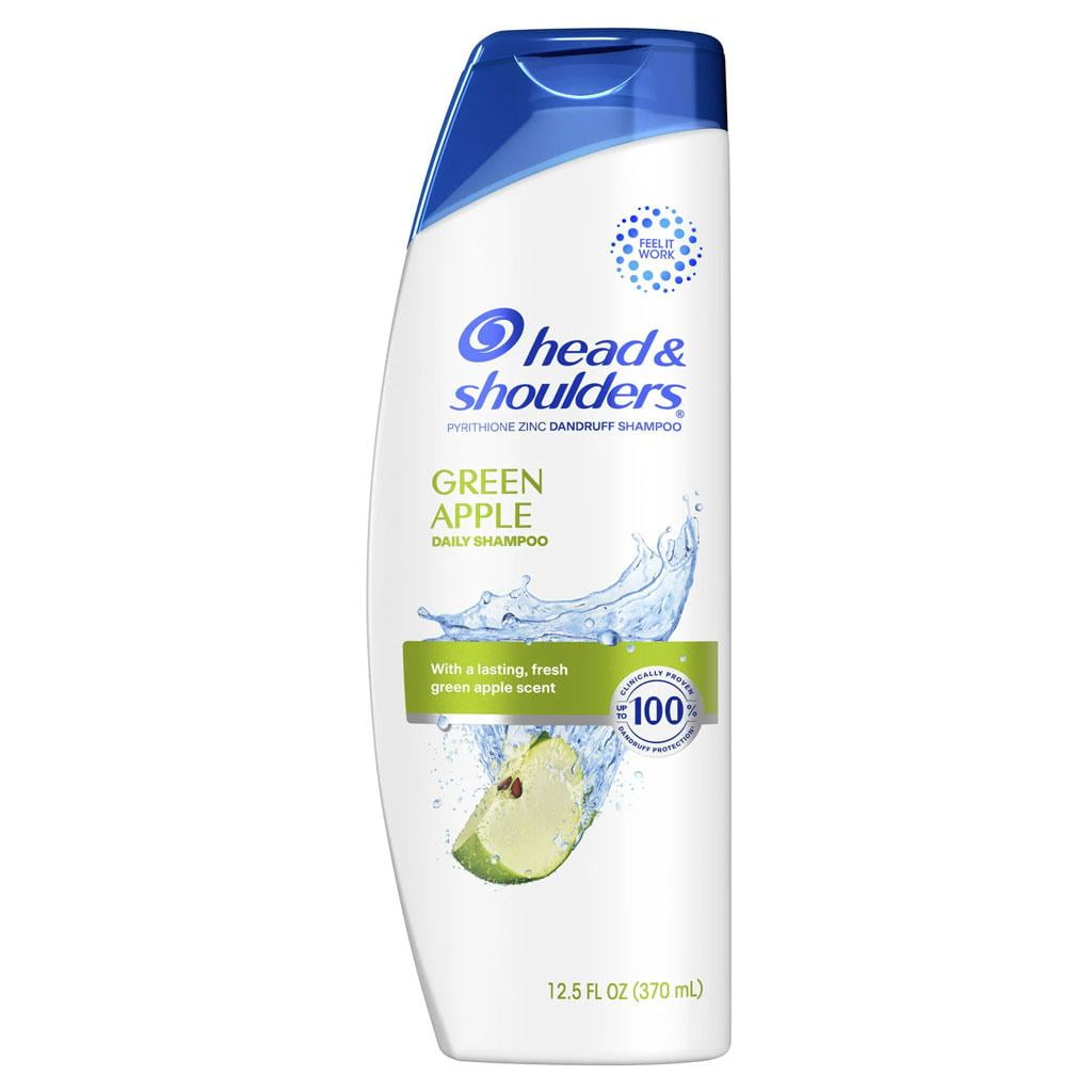 Head and Shoulders Dandruff Shampoo, Green Apple, 12.5 Oz.,Pack of 2