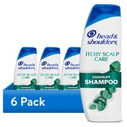 6 pack Head and Shoulders Dandruff Shampoo, Itchy Scalp Care, 12.5 fl oz