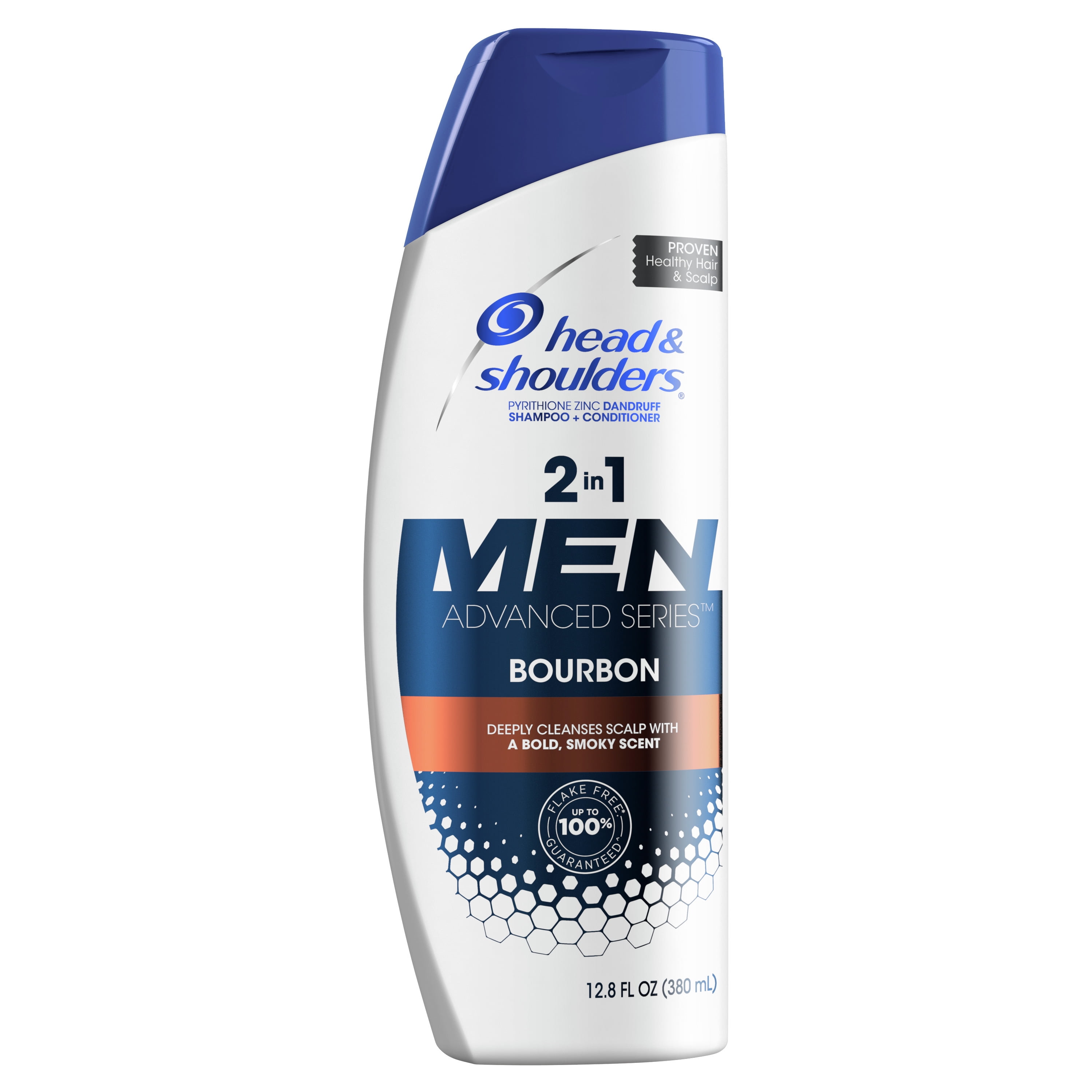 Men s 2 in 1 Dandruff Shampoo with Bourbon scent 12.8 oz
