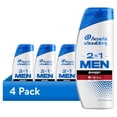 thumbnail interactive-video image 1 of (4 pack) Head and Shoulders Mens 2 in 1 Dandruff Shampoo and Conditioner, Old Spice Swagger, 20.7 oz, 1 of 12