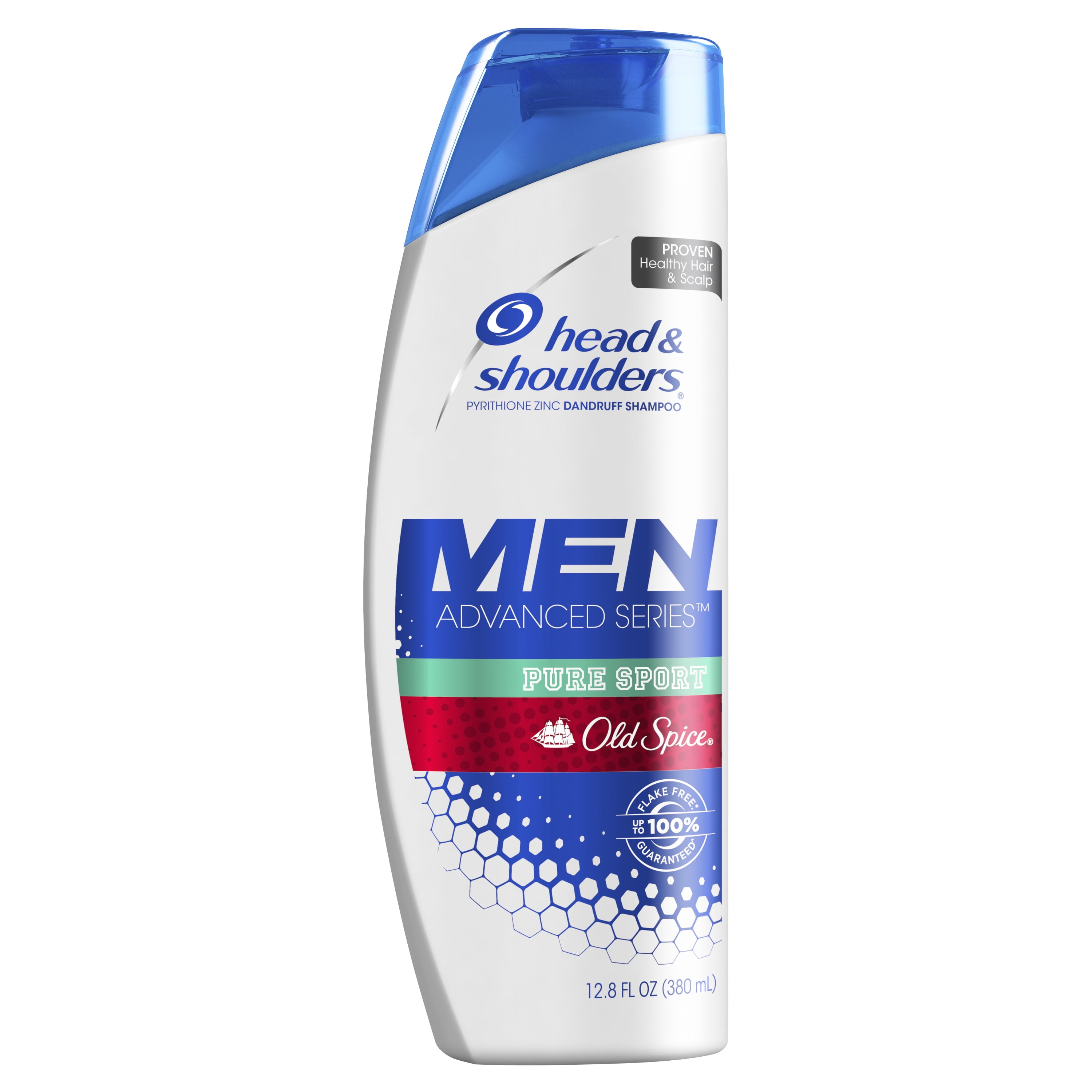 Head and Shoulders Old Spice Pure Sport Mens Anti-Dandruff Shampoo, 12.8 fl oz