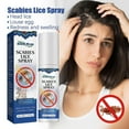 Head lice removal spray removes lice eggs, pubic lice, sweeps away hair
