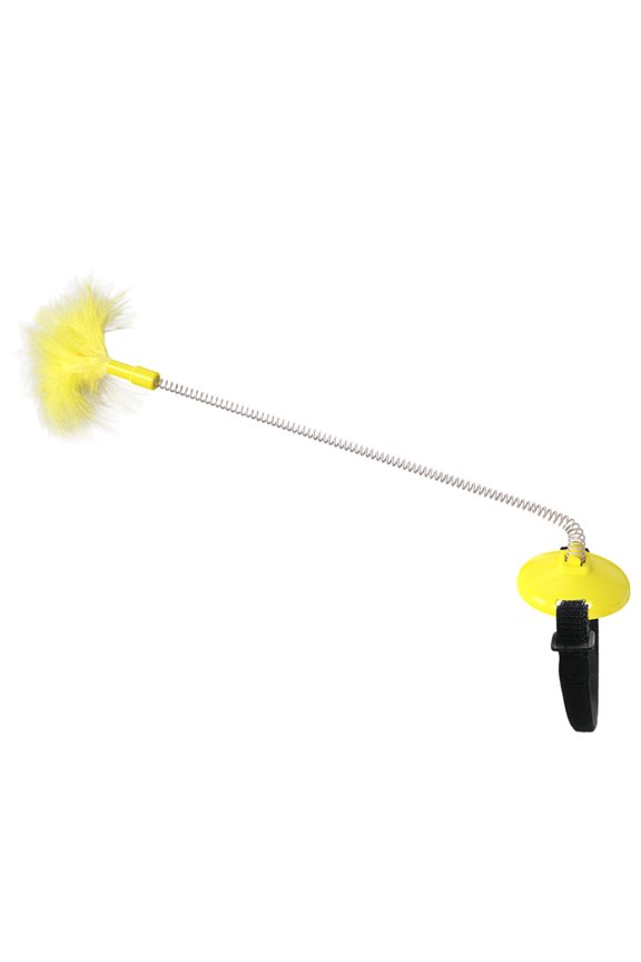 Head-mounted Cat Toy with Feathers Trains and Entertains Cats Reduces Anxiety and Enhances Interaction