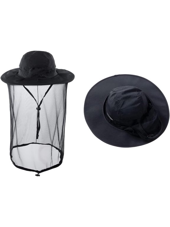 Head net hat Beekeeping Beekeeper bee Veil hat Hunting Netting mesh Hood Cap bee Keeper Catcher 1Pack