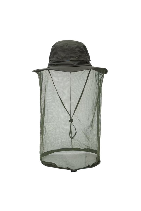 Head net hat Beekeeping Beekeeper bee Veil hat Hunting Netting mesh Hood Cap bee Keeper Catcher Halloween Costume Army Green