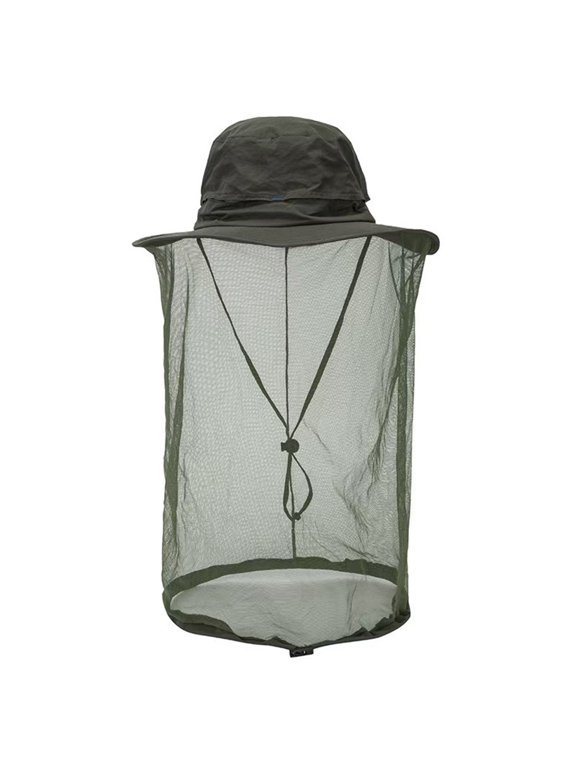 Head net hat Beekeeping Beekeeper bee Veil hat Hunting Netting mesh Hood Cap bee Keeper Catcher Halloween Costume Army Green