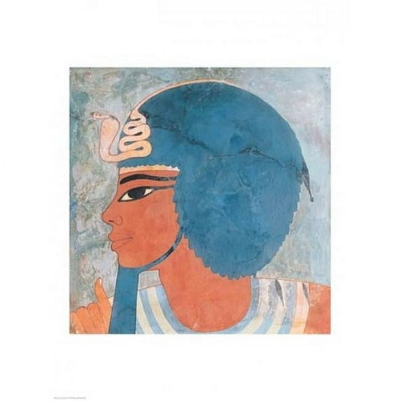 Head of Amenophis III from the tomb of Onsou Poster Print