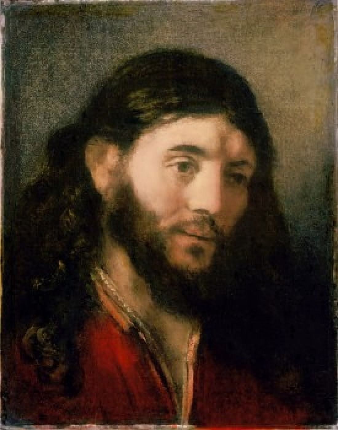 Head of Christ Rembrandt Harmensz van Rijn (1606-1669 Dutch) Oil on canvas Canvas Art - Rembrandt Harmensz van Rijn (18 x 24)