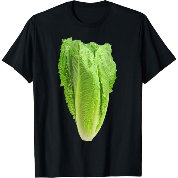 Head of Lettuce Leaves Funny Halloween Lettuce Costume T-Shirt100% cotton