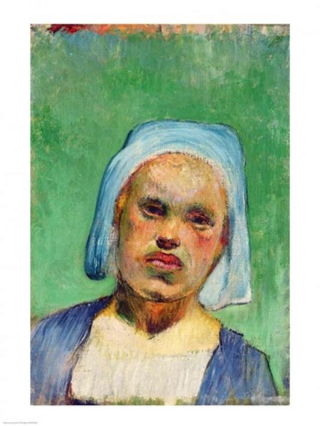 Head of a Breton Canvas Art - Paul Gauguin (24 x 36)