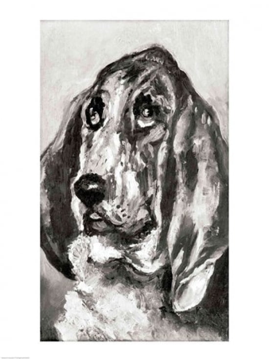 Head of a Dog Running 1880 Canvas Art - Henri de Toulouse-Lautrec (18 x 24)